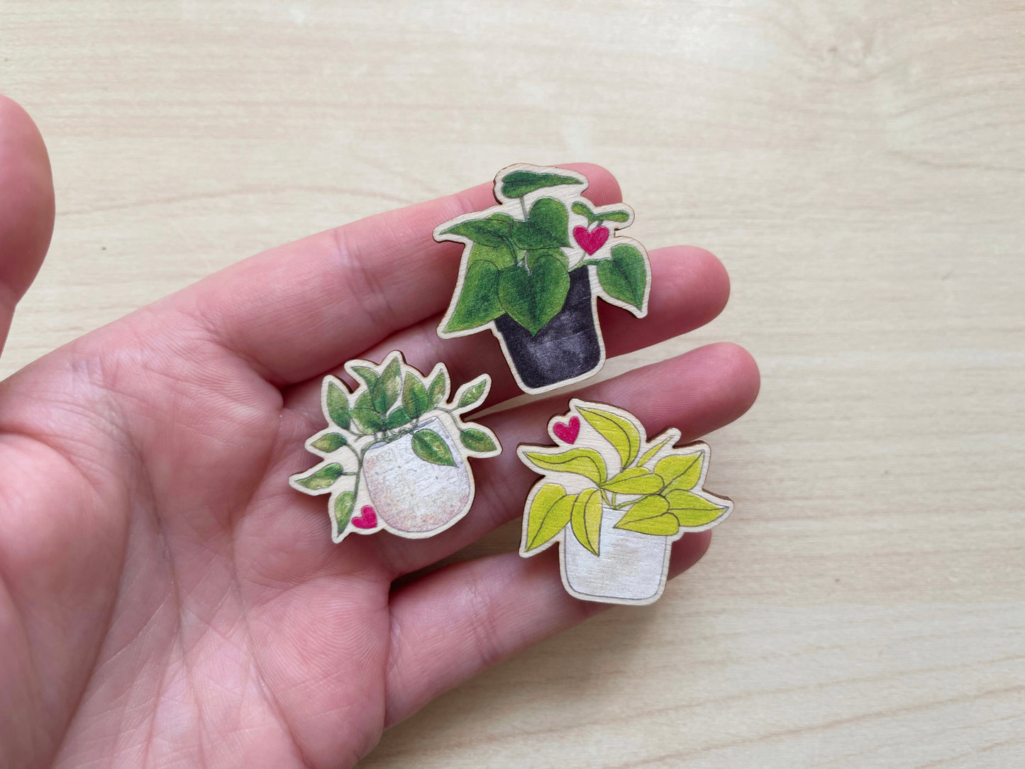 Neon Pothos Pin