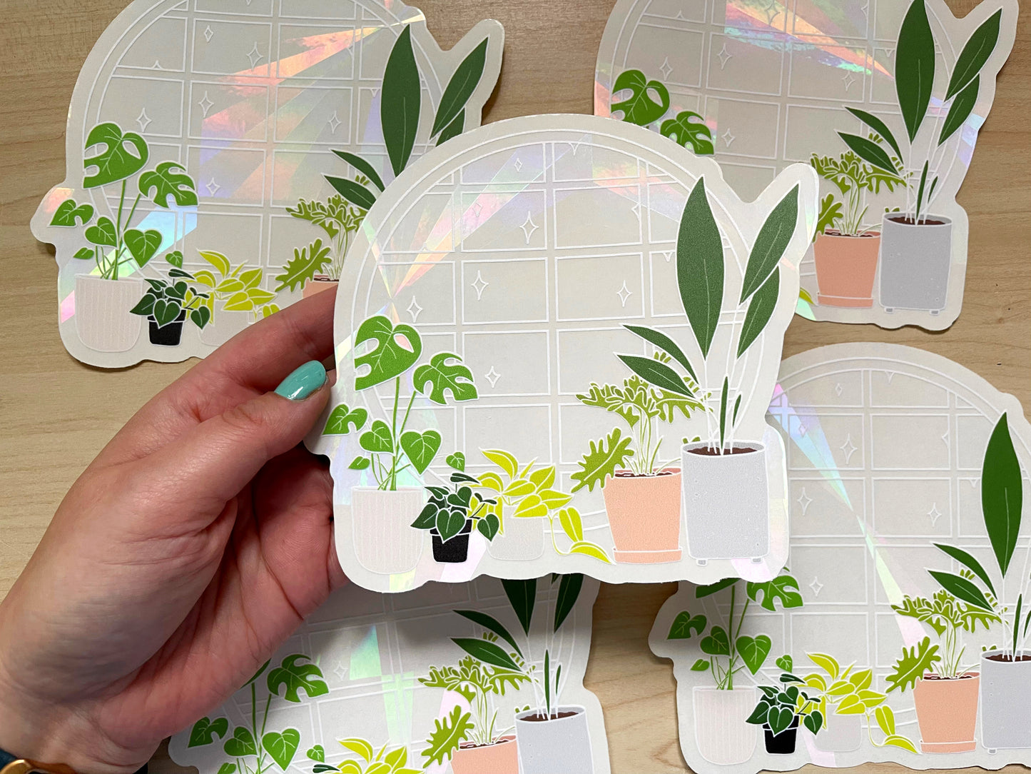 Plant Window Suncatcher Sticker