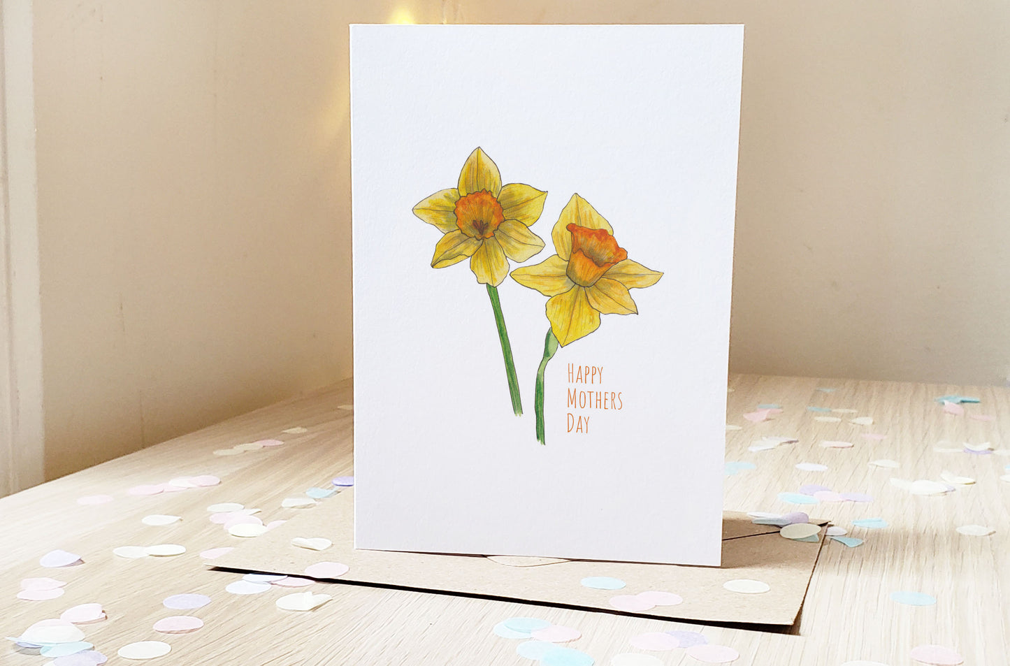Mothers Day Daffodils - Greeting Card