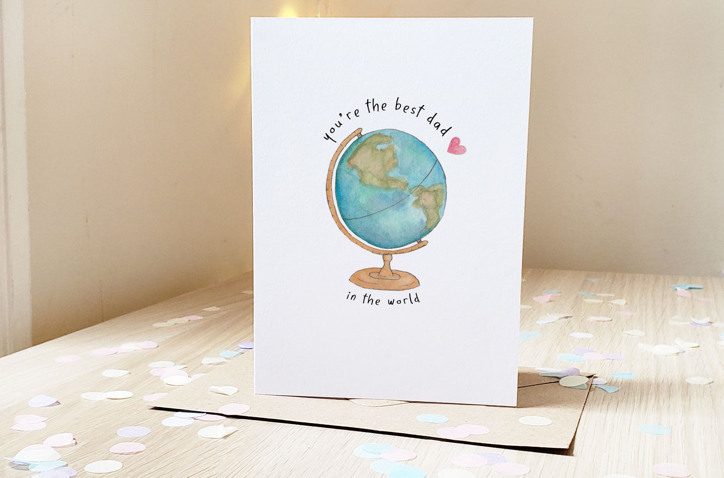 Best Dad in the World - Greeting Card