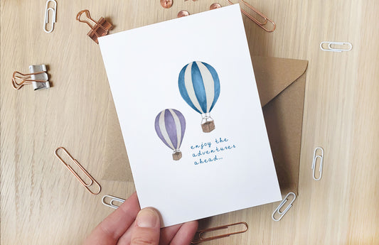 Enjoy the Adventures Ahead - Greeting Card