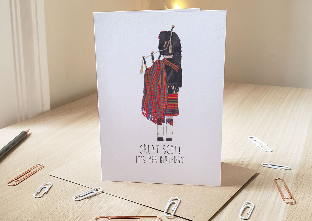 Great Scot it's Your Birthday - Greeting Card – The Curious Cactus