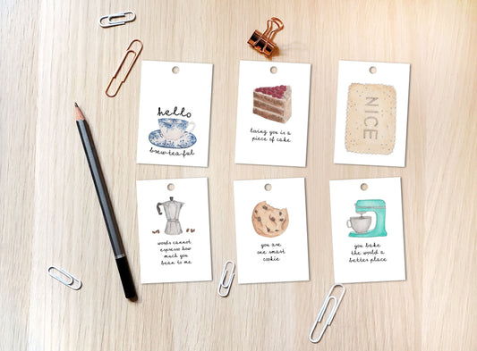 Tea Time Pun Gift Tags