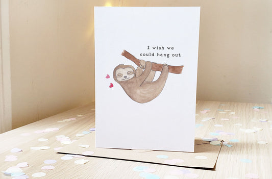 Wish we could hang out! - Greeting Card