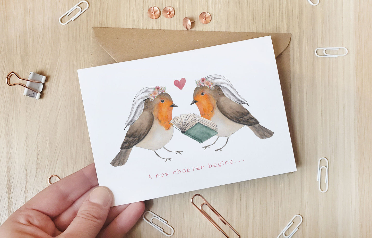 A New Chapter Begins - Greeting Card