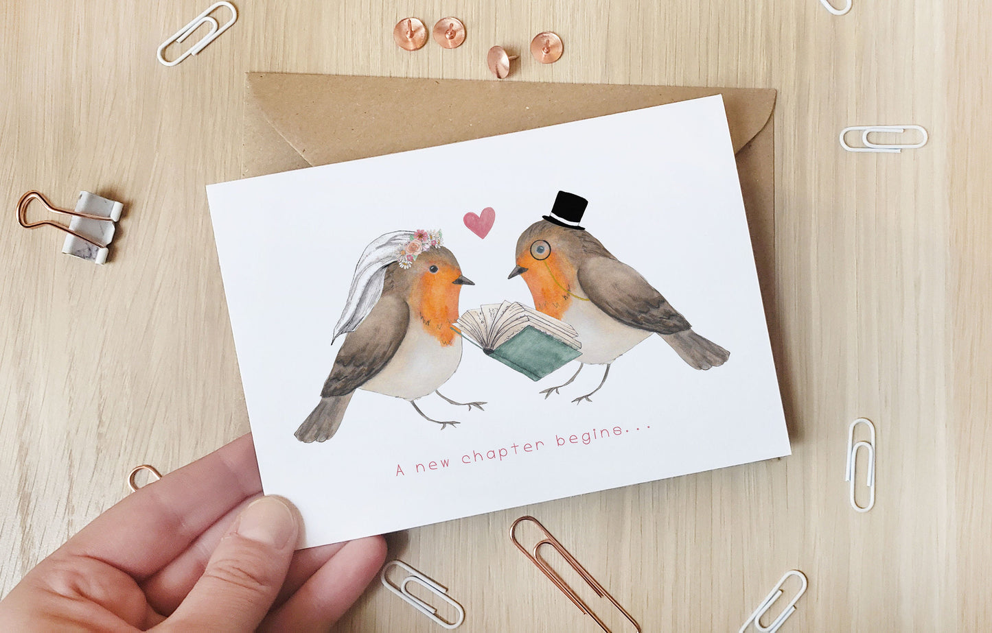 A New Chapter Begins - Greeting Card