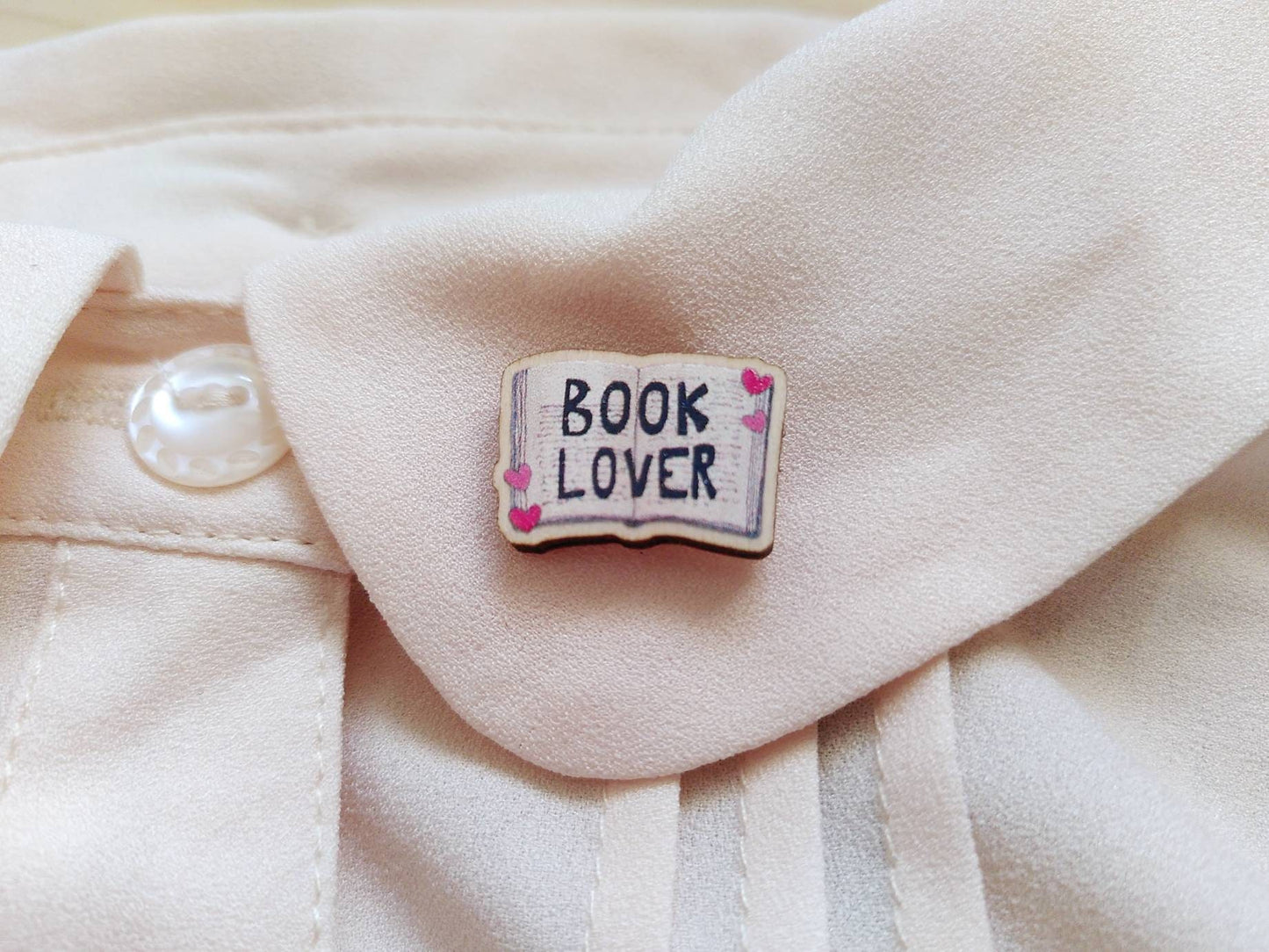 Book Lover Mini Pin