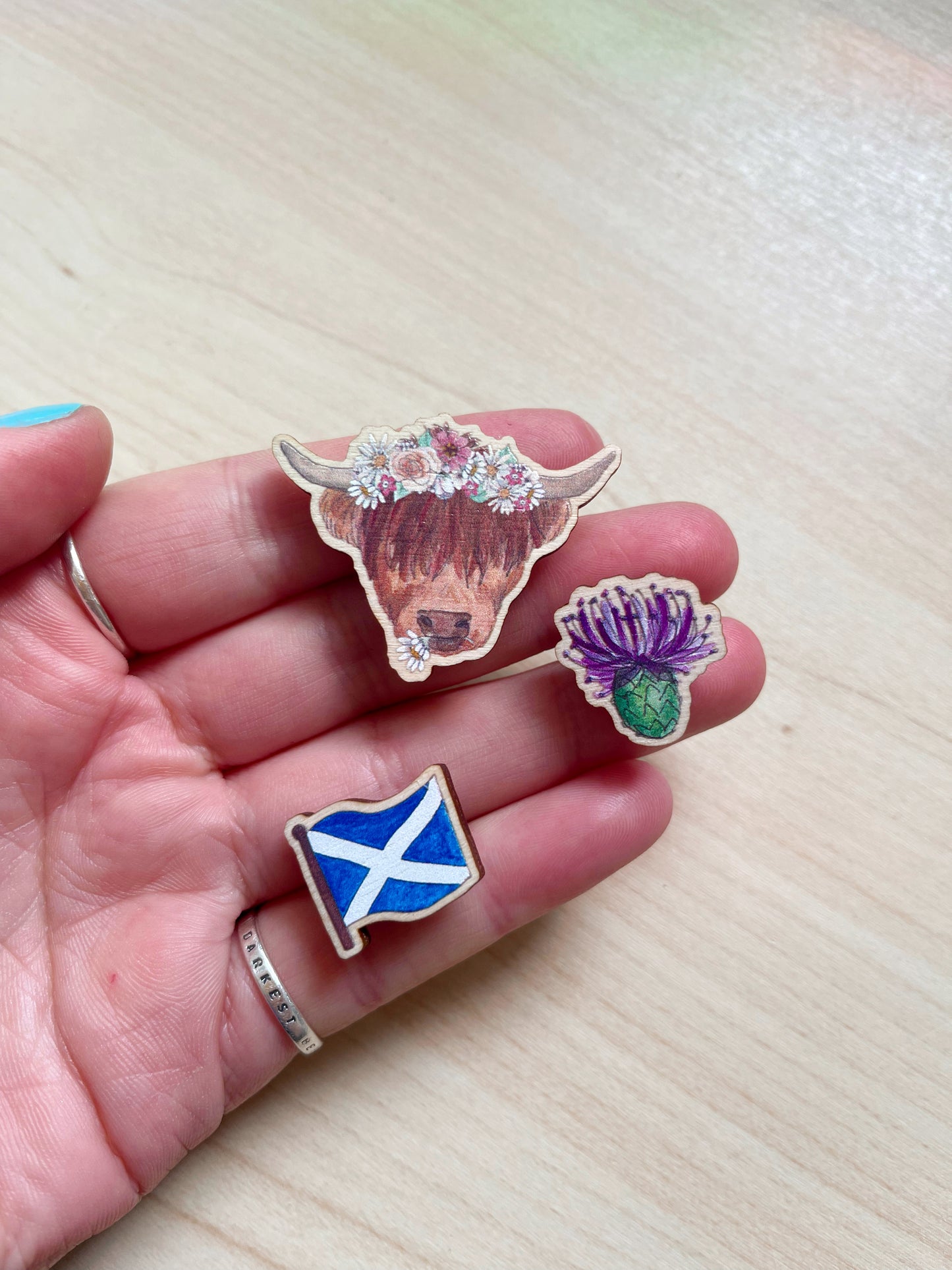 Scottish Flag Mini Pin