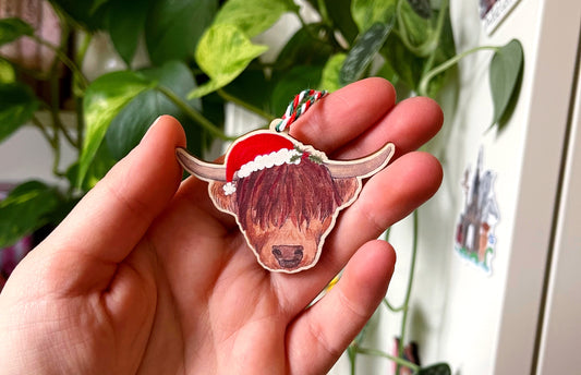 Highland Coo - Christmas Decoration