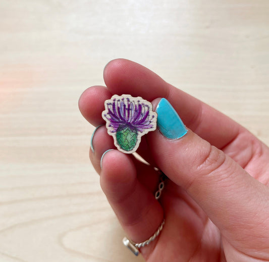 Thistle Mini Pin
